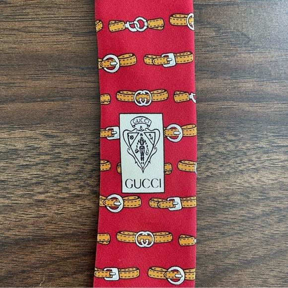 VTG Gucci Tie - Picture 5 of 5